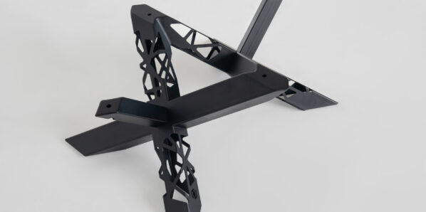 Kovová noha GRAVITA EGYPT, čierna matná