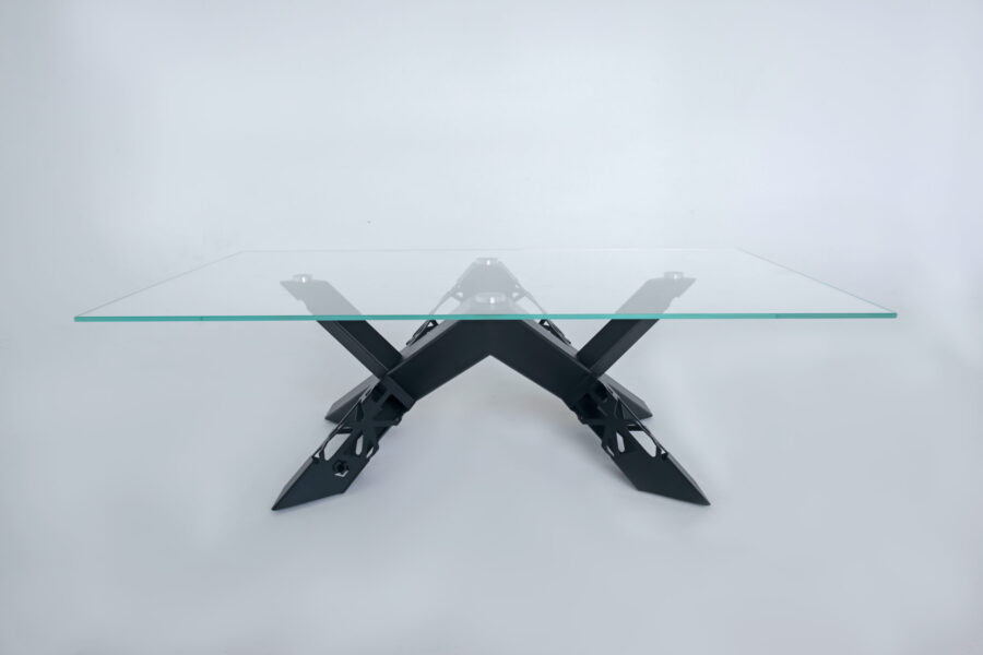 GRAVITA EGYPT stolík, čierny matný