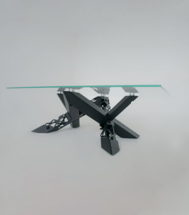 OPAK kovová noha, premium čierna