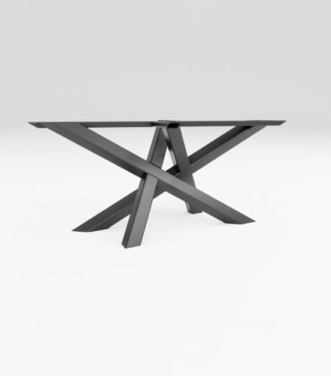 Kovová noha MYCADO, ČIERNA MATNÁ