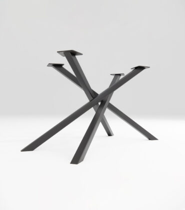 Kovová noha na konferenčný stolík MYCADO SLIM, čierna