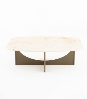 DOUGLA Cyrcle konferenčný stolík, premium zlatá